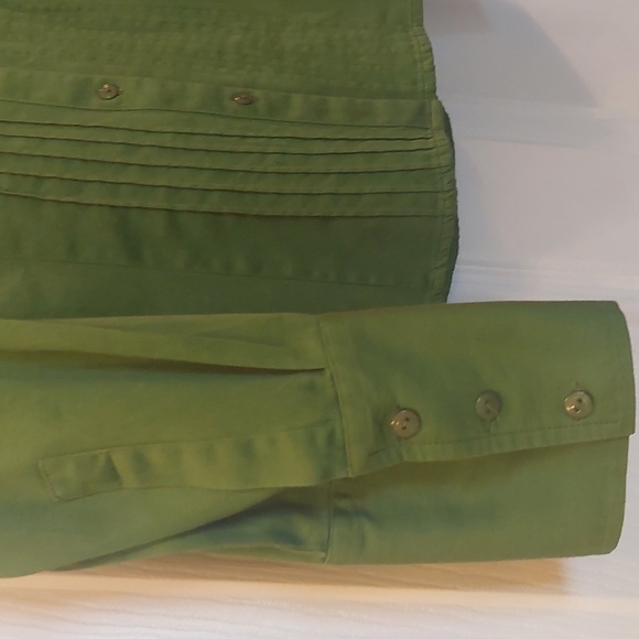 CLEO, green color blouse, Size M - Picture 5 of 6
